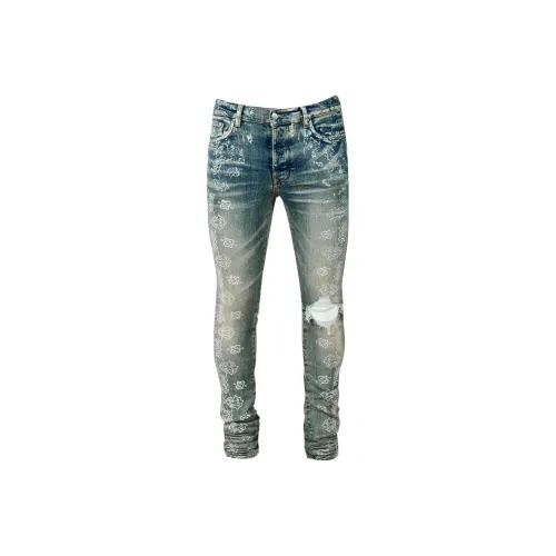 AMIRI Men's Blue Jeans AMIRI Мужские синие джинсы