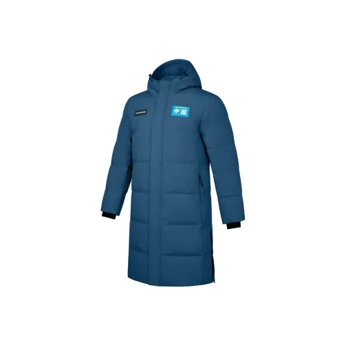 QIAODAN Пуховик Мужской Синий цвет Броненосец