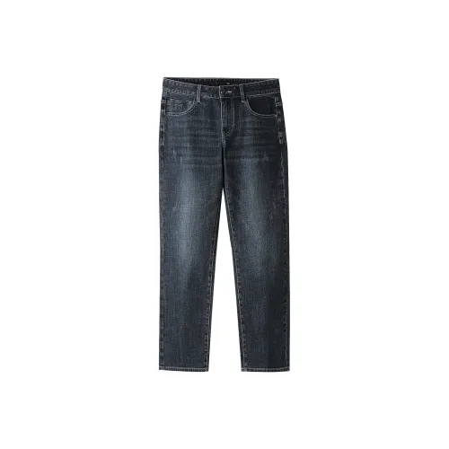 HLA Синий Серый DENIM GRADIENT Средний 89 Мужские Джинсы