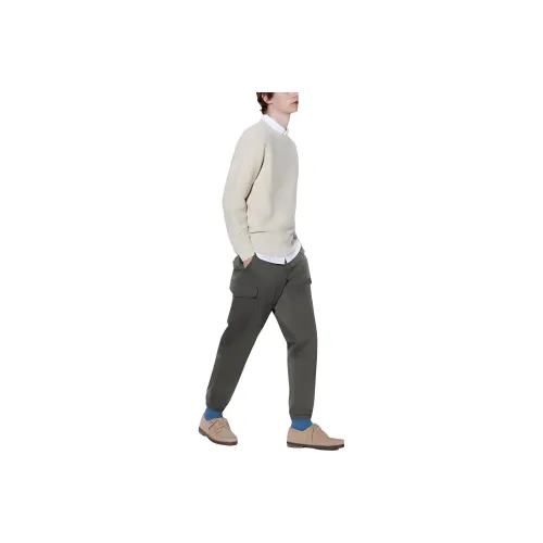 UNIQLO Карго-брюки Унисекс Темно-оливковый