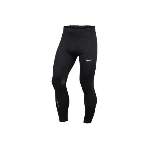 Найк Вязаные Тренировочные Штаны Мужские Черные