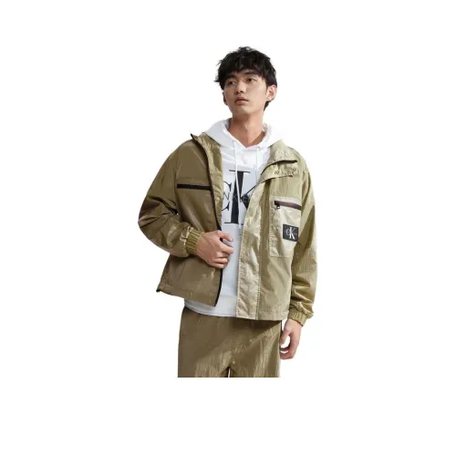 CALVIN KLEIN Куртки и Пальто Мужской Травяной Серый Зеленый