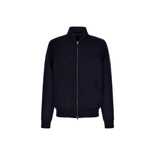 Canali Куртки и Пальто Мужской Синий