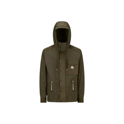 Moncler Куртки и Пальто Мужской Зеленый