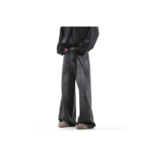 TREND ST Джинсы Унисекс Черный Серый