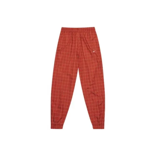 Nike Red Men's Knitted Training Pants Nike Красные Мужские Вязаные Тренировочные Штаны