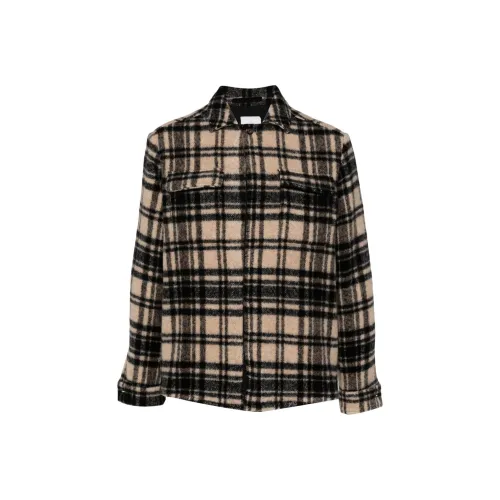 Eleventy FIRSTCLASS Made IN Italy FW24 Куртки и Пальто Мужской Черный Белый Полосы