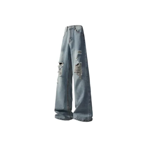 FAKE UINTAGE Унисекс Джинсы