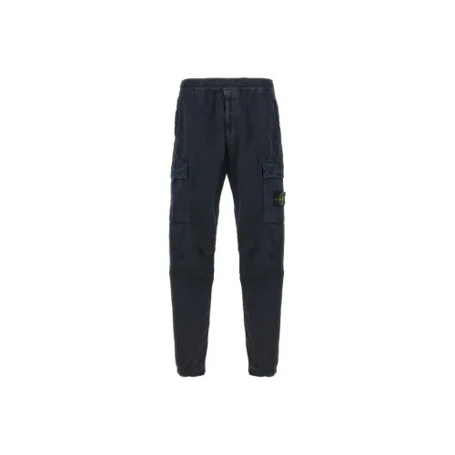 STONE ISLAND Карго брюки мужские морской синий