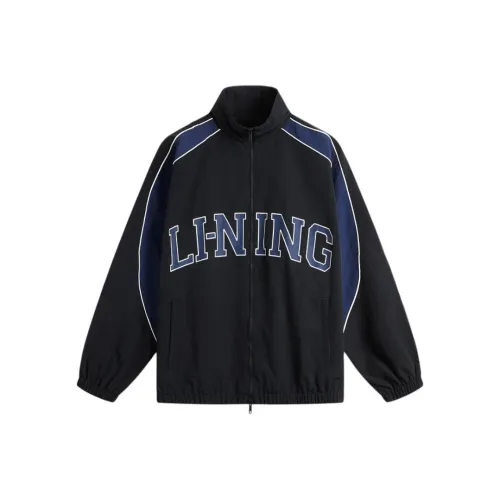 LINING Lotus Leaf Тренчкот Мужской Черный Темный Корабельный Синий