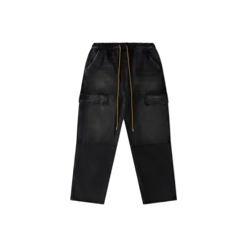 RHUDE Мужские черные джинсы