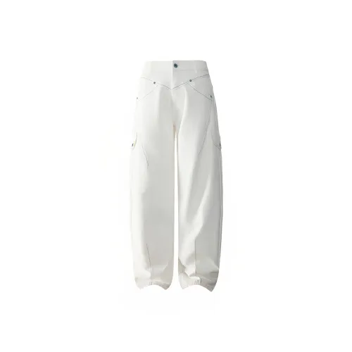 FAKE UINTAGE Джинсы Унисекс Белый