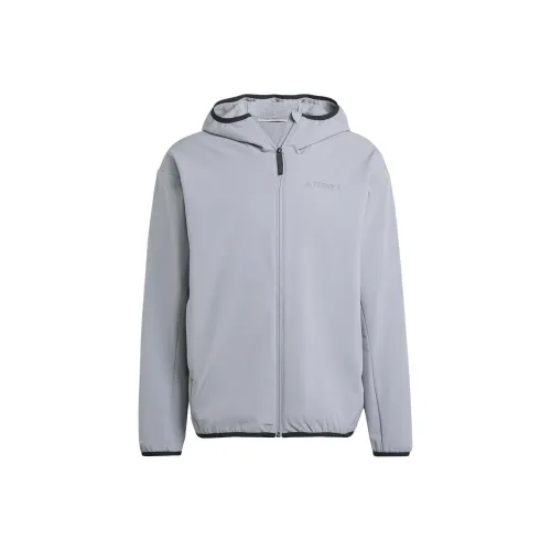 Adidas FW24 Куртки и Пальто Мужской Светло-Серый