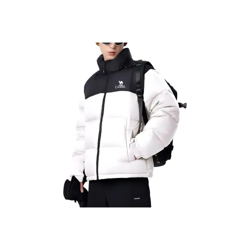 CAMEL Пуховик Унисекс Айвори Белый Ночной Черный