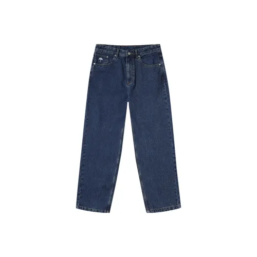 HELAS Classic Denim Pants Jeans Unisex Navy Blue HELAS Классические джинсовые брюки унисекс морской синий