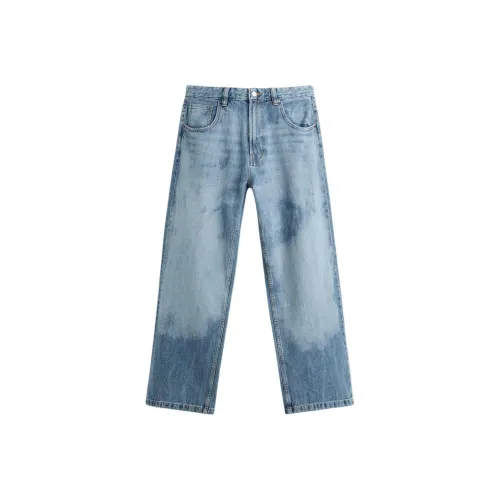 ZARA Medium Blue Men's Jeans ZARA Средне-синие мужские джинсы