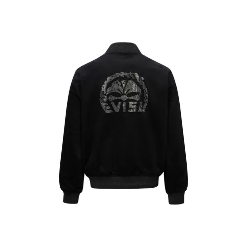 EVISU 2024 Осенний Зимний Куртка Мужская Черная