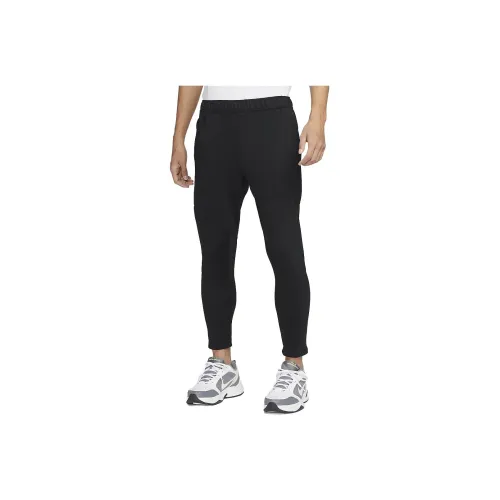 Nike Черные Мужские Вязаные Тренировочные Штаны