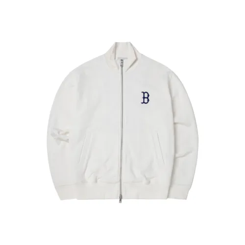 Mlb Base Logo Куртки Пальто Унисекс Кремовый