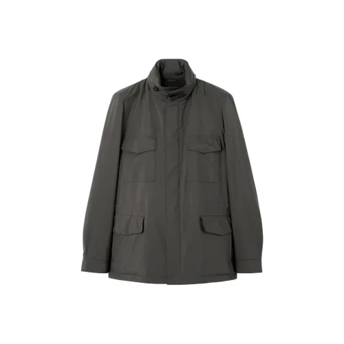 Loro Piana Серый Мужской Куртки