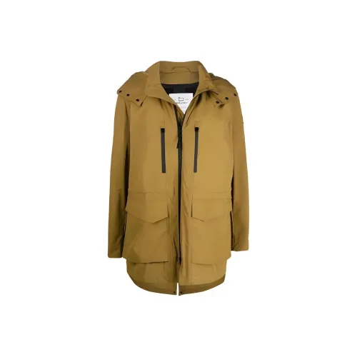 WOOLRICH Оливково-зеленый Мужской Парки