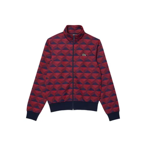 LACOSTE Куртки и Пальто Унисекс Красный