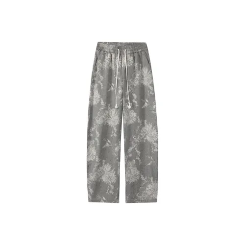 ZUOFEILI Джинсы Унисекс Узор Серый