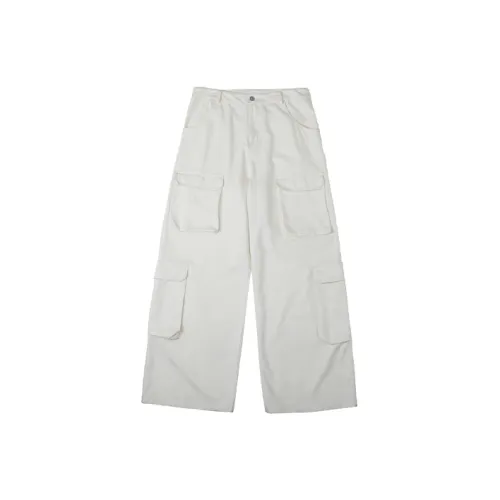 COUNTRY MOMENT Карго Брюки Мужские Белые