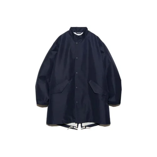 Nanamica SS25 Куртки Пальто Унисекс Морской Синий