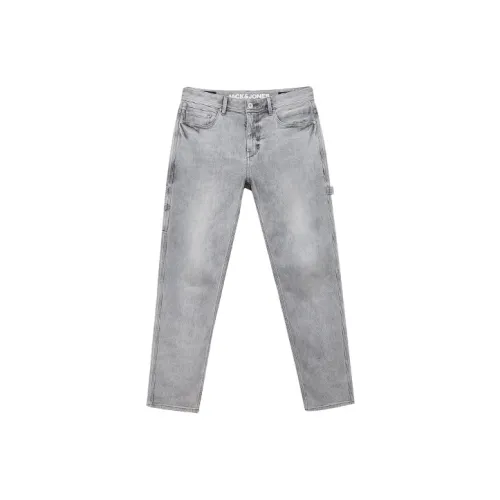 JACK&JONES Светлый Джинсовый Серый Мужские Джинсы