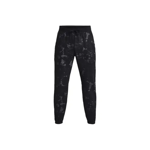 Under Armour Черные Мужские Вязаные Тренировочные Штаны