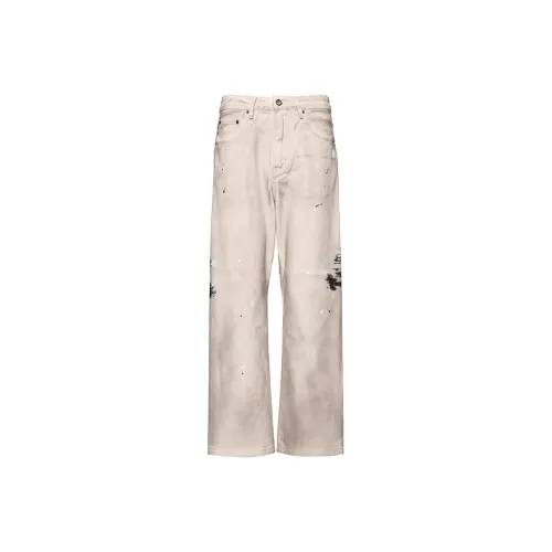 GTRG Dirty Белый Унисекс Джинсы