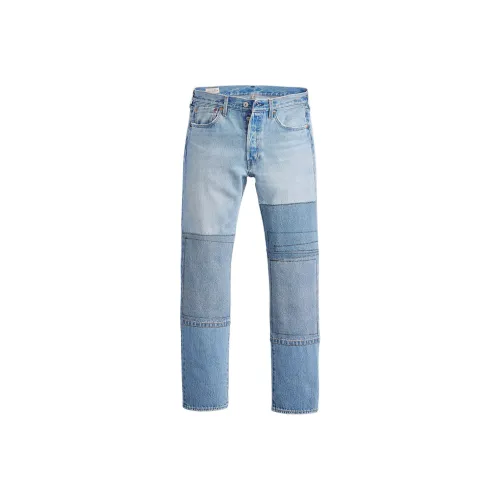 Levis Medium Blue Men's Jeans Левис Средне-синие Мужские Джинсы