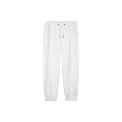 DAVID NAMAN Белые Мужские Вязаные Спортивные Штаны