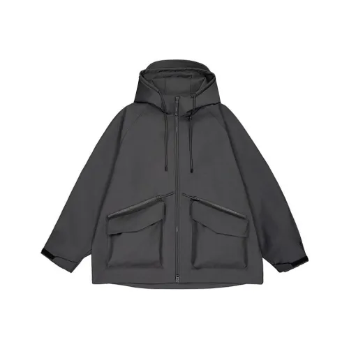 New Balance Куртки и Пальто Мужской Темно-Серый