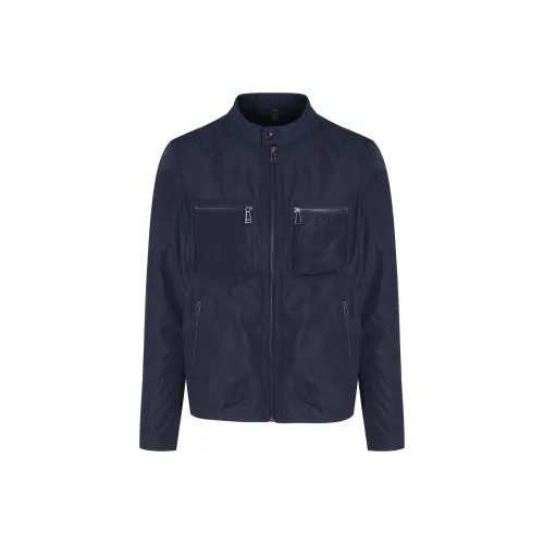 Belstaff Мужские куртки морского синего цвета