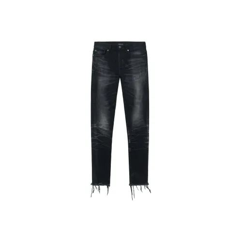 JOHN ELLIOTT Черные Мужские Джинсы