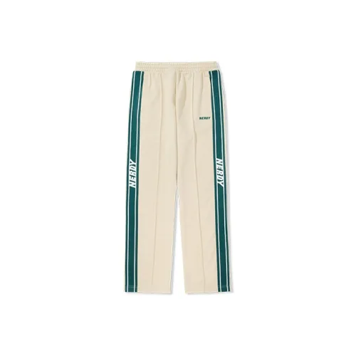 NERDY Повседневные брюки Унисекс Бежевый