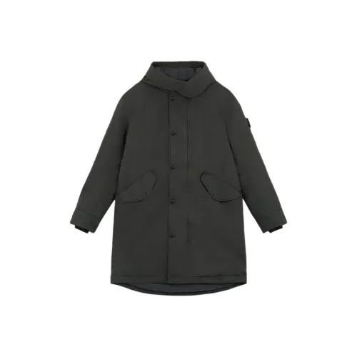 Stone Island Серый Мужской Пуховик