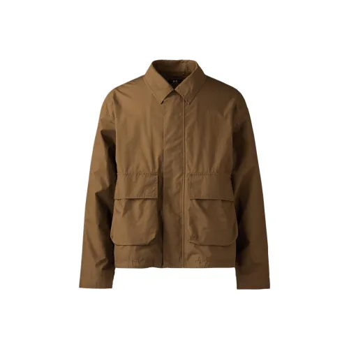 UNIQLO x Clare Waight Keller C Collection SS25 Куртки и пальто Мужской Кофейный