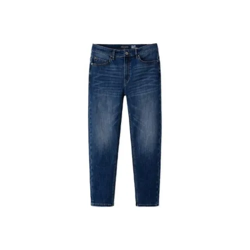 MARC OPOLO Темно-синий, промытый, 052, мужской, джинсы