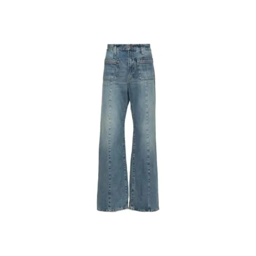 Sunflower Blue Men's Jeans Подсолнух Синий Мужские Джинсы