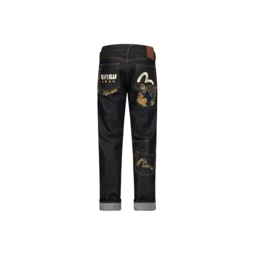 EVISU Джинсовый Синий Мужские Джинсы