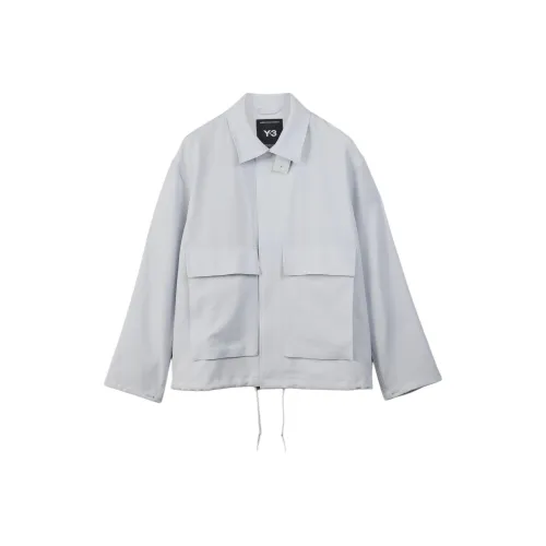 Y 3 Куртки и Пальто Мужские Прозрачный Серый