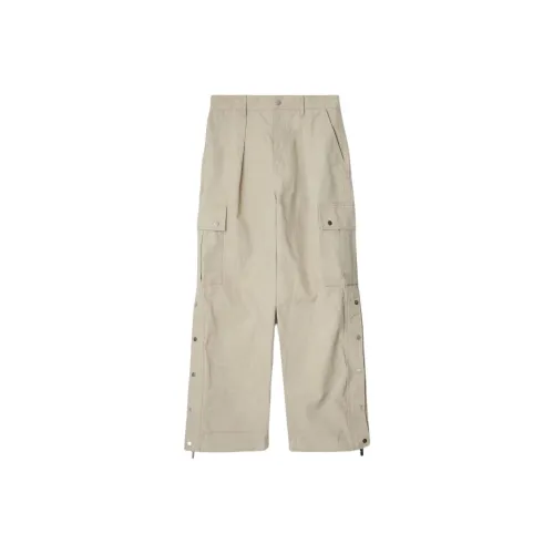 Burberry Карго Брюки Мужские Айвори Белый