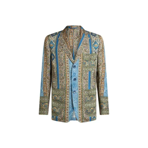 ETRO Светло-синие Мужские Куртки