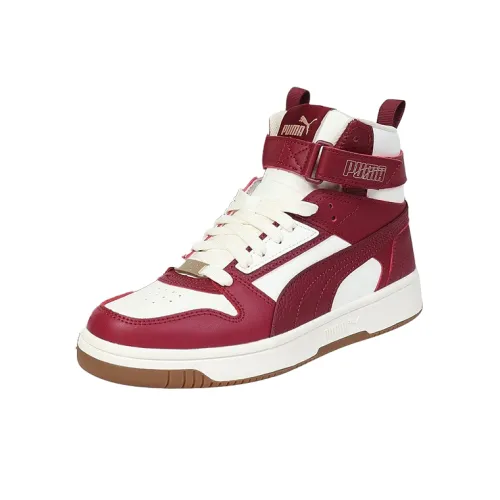 PUMA Rebound Joy High Топ Скейтборд Кроссовки Унисекс Красный Белый