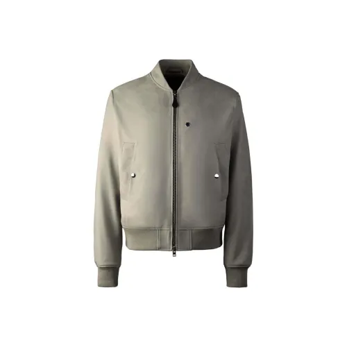 HOGAN SS24 Кожаная Куртка Мужская Светлый Бежевый