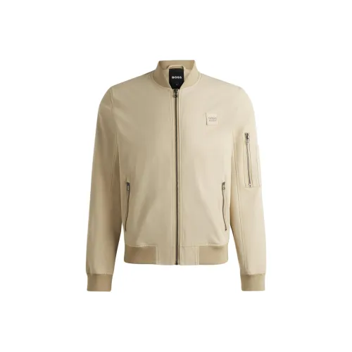 Hugo Boss Куртки и Пальто Мужской Бежевый