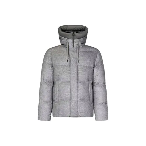 HERNO Серый Мужской Пуховик